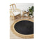 Atrium Polo Round Black Rug