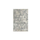 Alexandria Rectangle Shape Grey Rug