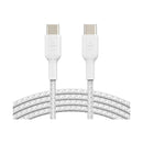 Belkin Boostcharge 1M Usb C Data Transfer Cable White