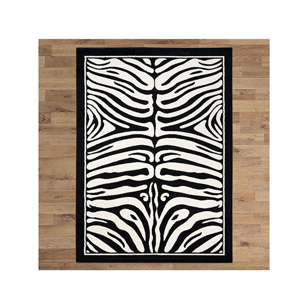 Boston Black Hallway Runner Rug