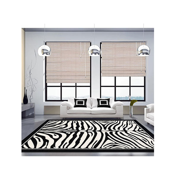 Boston Black Hallway Runner Rug