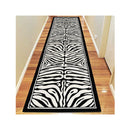 Boston Black Hallway Runner Rug