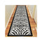 Boston Black Hallway Runner Rug