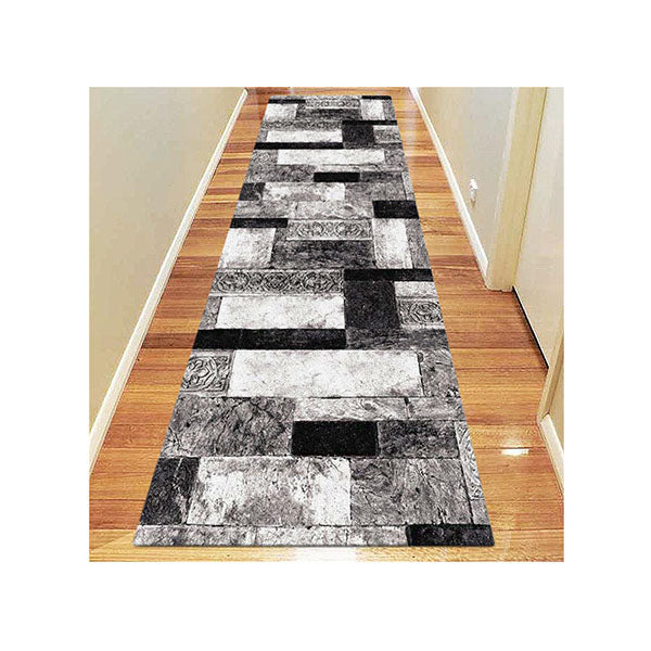 Boston Grey Stain Resistant Rug