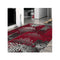 Boston Red Machine Knotted Rug