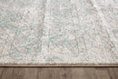 Capri Kasey Star Dust Modern Rug Natural Soft Blue