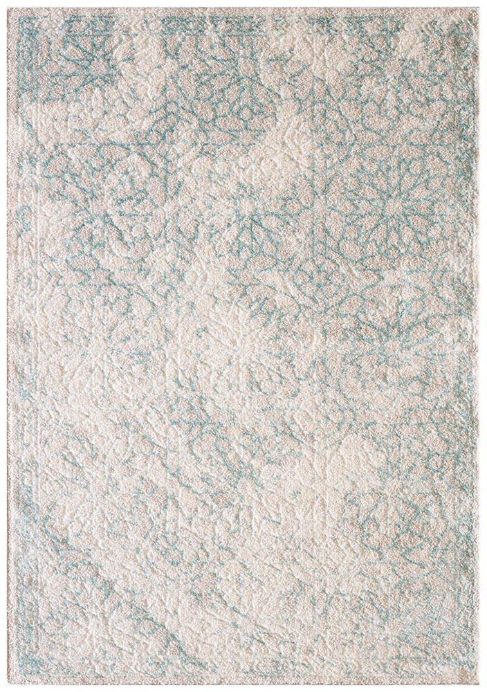 Capri Kasey Star Dust Modern Rug Natural Soft Blue