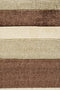 City Stylish Stripe Brown Beige Rug