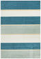 City Modern Blue Bands Rug