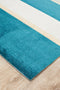 City Modern Blue Bands Rug