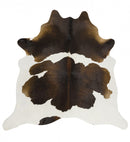 Exquisite Natural Cow Hide Chocolate Rug