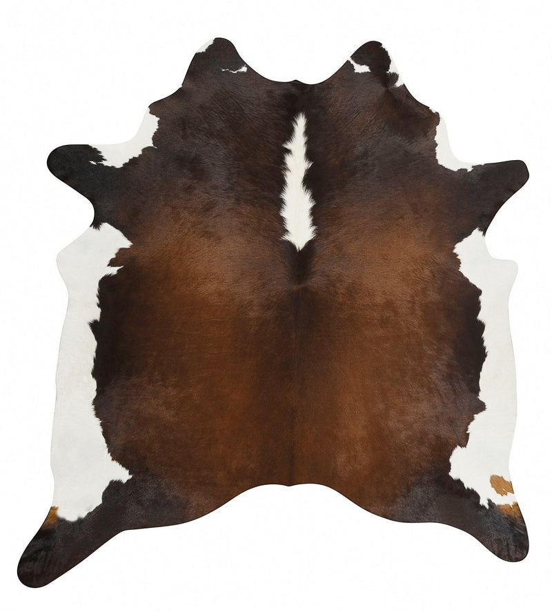 Exquisite Natural Cow Hide Chocolate Rug