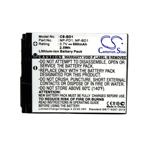 Cameron Sino Bd1 Battery Replacement For Sony Camera