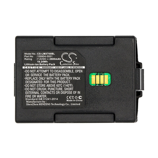 Cameron Sino Lmx700Bl Battery Replacement For Lxe Barcode Scanner
