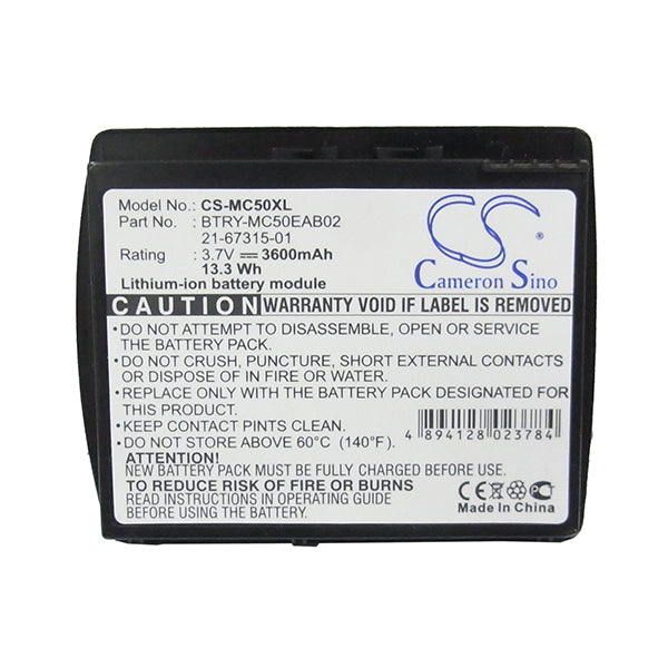 Cameron Sino Mc50Xl Battery Replacement For Symbol Barcode Scanner