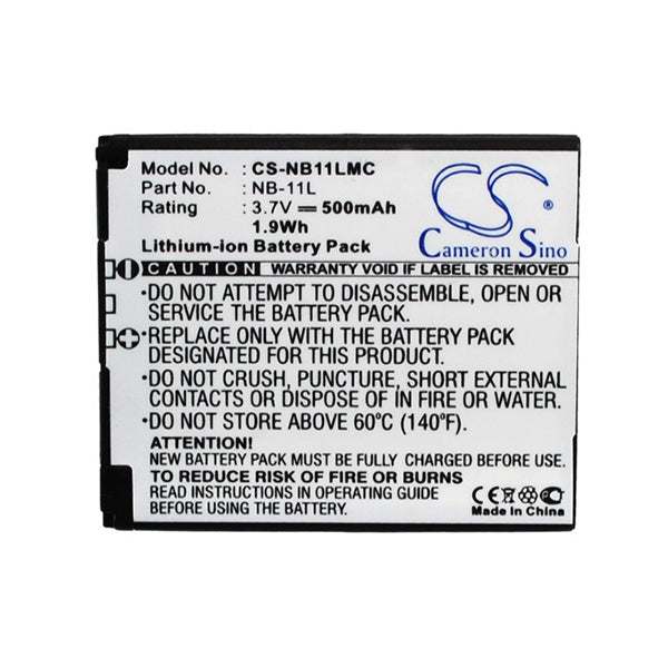 Cameron Sino Nb11Lmc Battery Replacement For Canon Camera