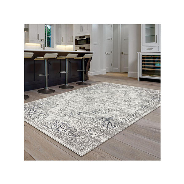 Charm Non Shedding Light Grey Rug