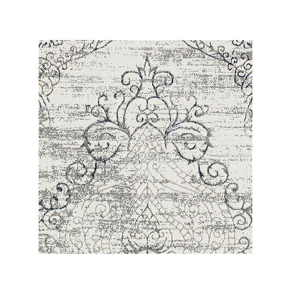 Charm Non Shedding Light Grey Rug