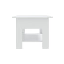 Coffee Table White 102 X 55 X 42 Cm Engineered Wood