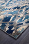 Dreamscape Ropes Modern Blue Rug