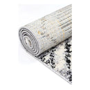 Diamond Pattern White Black Geometric Rug 80X300Cm