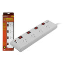 Doss 4 Way Surge Protect Powerboard