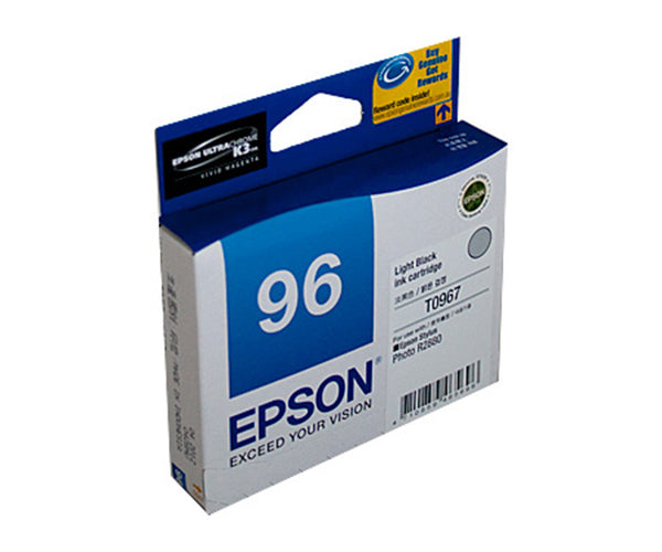 Epson Ink Cart T0967 Light Black 6,210 Pages