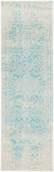 Evoke Glacier White Blue Transitional Rug