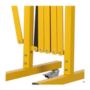 Expandable Portable Safety Barrier With Castors 510Cm