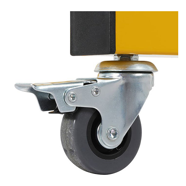 Expandable Portable Safety Barrier With Castors 510Cm