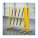 Expandable Portable Safety Barrier With Castors 510Cm