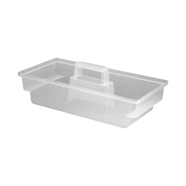 Fischer Plastic Clear Plastic Carry Caddy Large