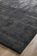 Havana Wool Silky Viscose Charcoal Rug