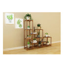 Indoor Outdoor Garden Plant Stand Flower Pot Wooden Shelf