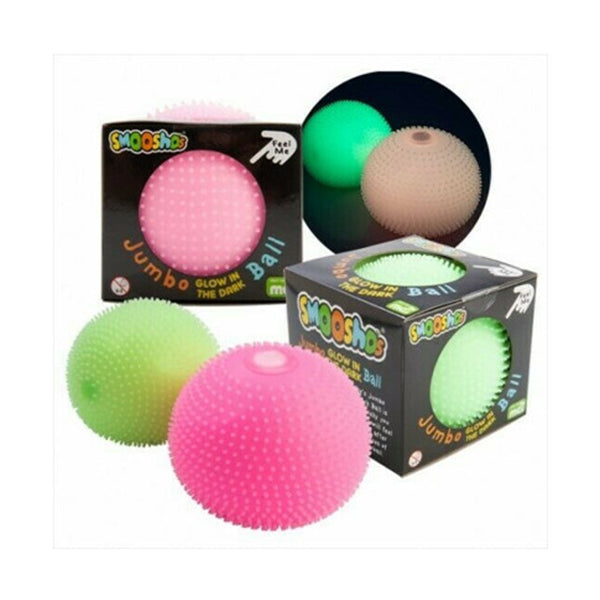 Jumbo Spiky Glow Green Ball