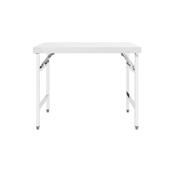 Kitchen Folding Work Table 100 X 60 X 80 Cm Stainless Steel