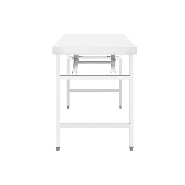 Kitchen Folding Work Table 100 X 60 X 80 Cm Stainless Steel