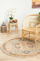 Legacy Round Rust Rug