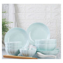 Light Blue Ceramic Dinnerware Set Of 10C