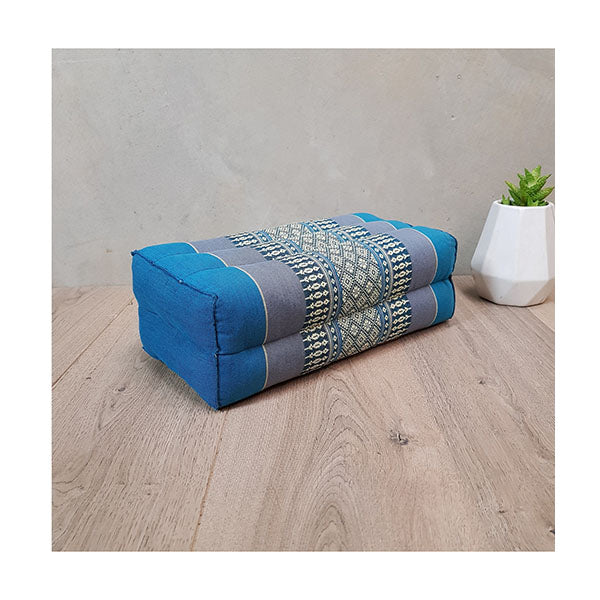 Meditation Cushion And Seating Block Blue Set