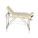 3 Fold Portable Aluminium Massage Bed Table Beauty Therapy