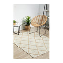 Byron Hand Braided White Rug