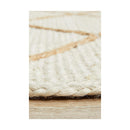 Byron Hand Braided White Rug