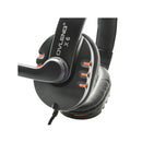 Ovleng X6 Wired Stereo Headphone With Microphone Orange