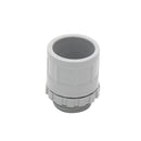 Plain To Screw Adaptor With Lock Ring Grey