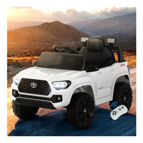 Ride On Car Kids Electric Toy Cars Tacoma Off Road Jeep Battery White