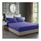 Royal Blue Fitted Sheet and Pillowcase Set