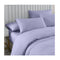 Royal Comfort 6 Piece Bamboo Sheet Quilt Cover Set King Lilac Grey