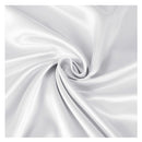 Royal Comfort Satin Sheet Set 3Pcs Fitted Sheet Pillowcase King White