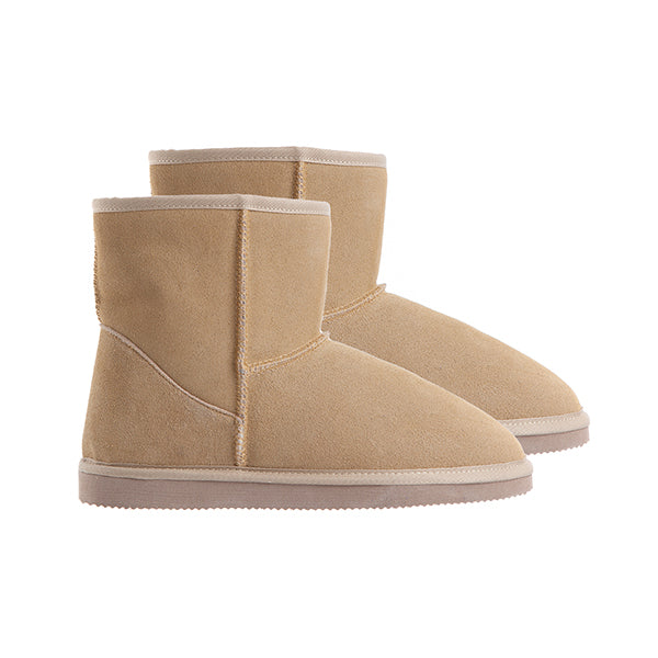 Royal Comfort Xl Ugg Slipper Boots Mens Leather Beige – Simply Wholesale